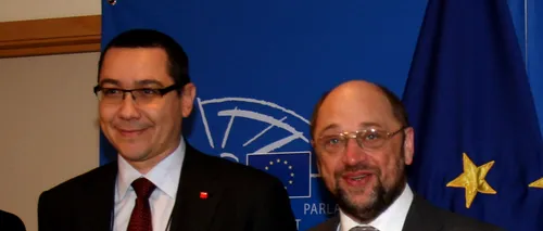 Ponta, după reuniunea PES: Schulz are șansa să câștige președinția CE, îl voi susține în campanie