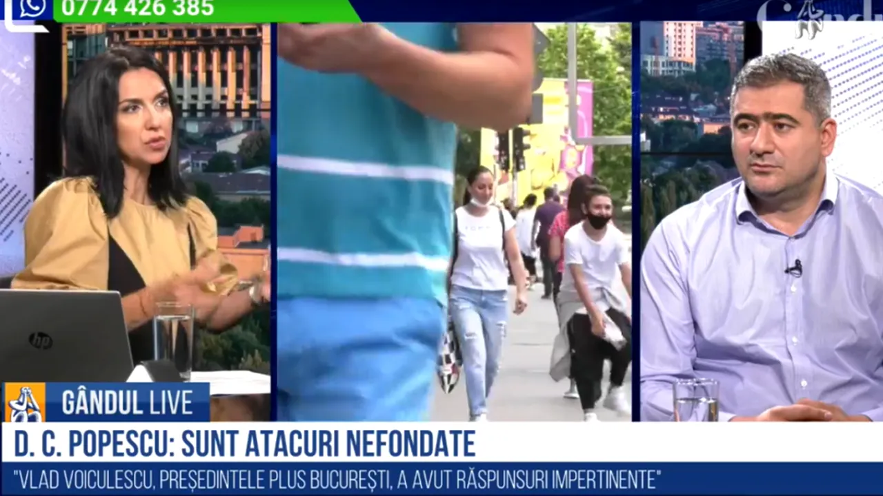 Gândul LIVE. Dan Cristian Popescu: „Vlad Voiculescu provine dintr-o familie de securiști notorii / Mergea pe stradă și l-a făcut cineva ministrul Sănătății”