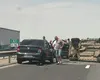 Carambol pe Autostrada București-Pitești. 11 persoane au fost implicate în coliziune / Intervenție de amploare la fața locului