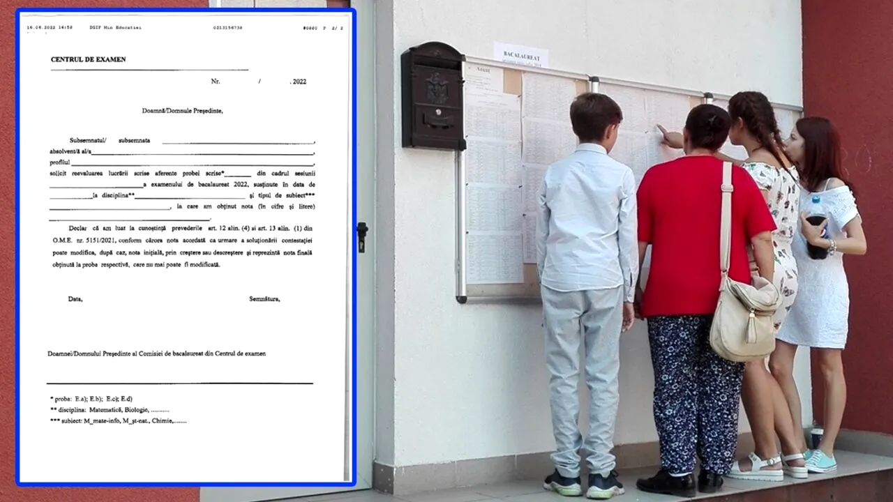 Ce se întâmplă dacă, după ce depui contestație la Bacalaureat 2022, primești o notă mai mică decât cea inițială