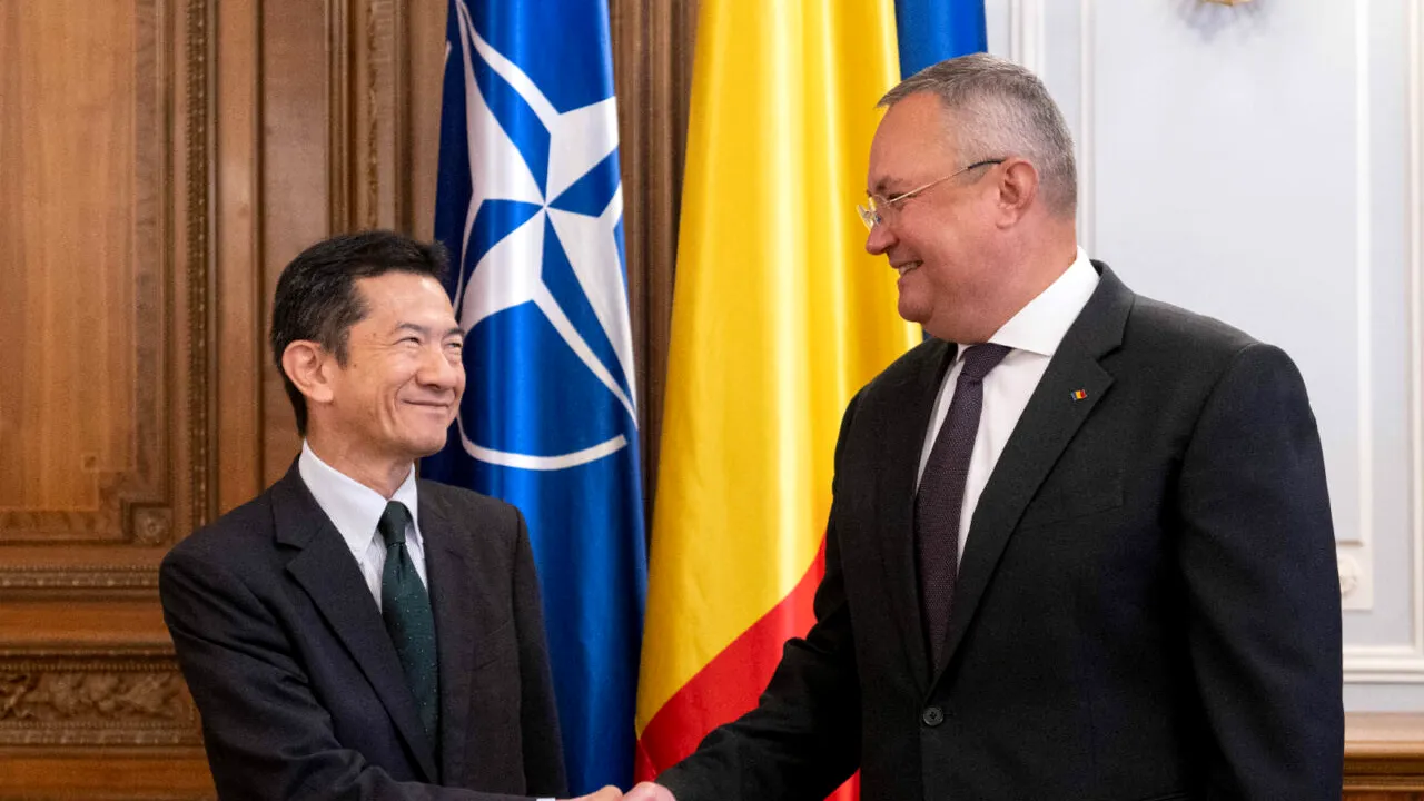 Preşedintele Senatului, întâlnire cu ambasadorul Japoniei la Bucureşti. Nicolae Ciucă visează la construcția celui de-al doilea pod peste Dunăre
