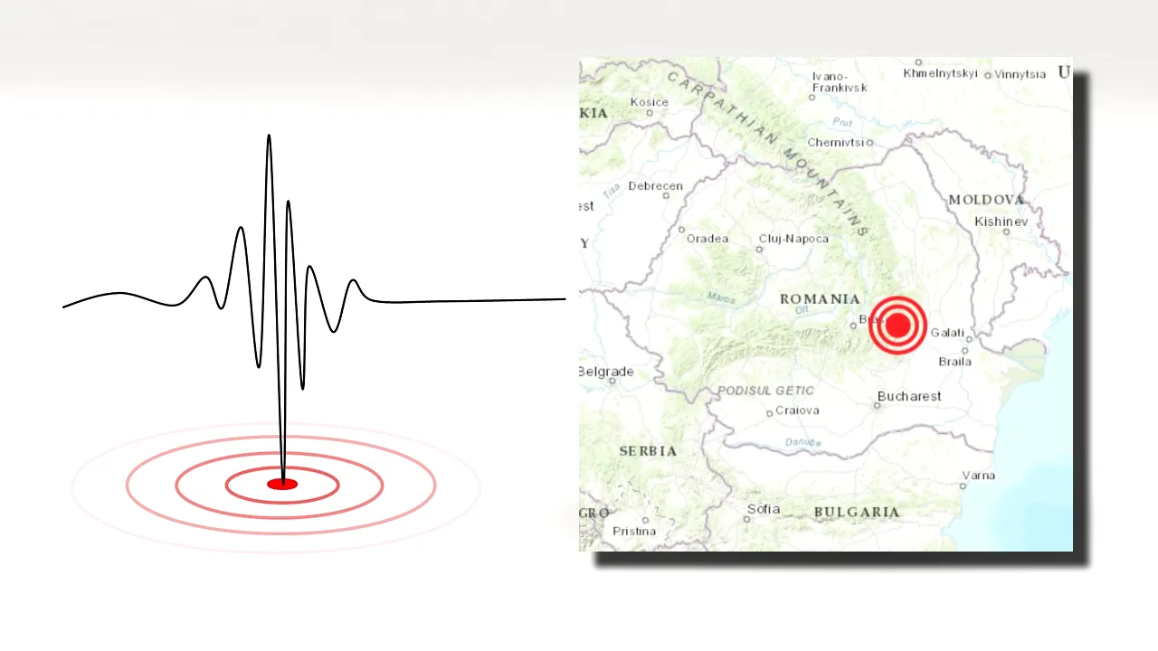 CUTREMUR în Vrancea, la adâncimea de 78,3 km. Ce intensitate a avut seismul