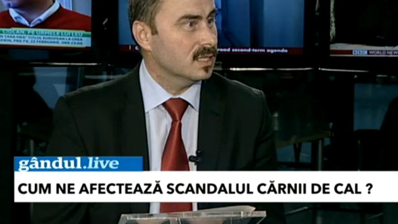 Secretarul de stat de la Agricultură Daniel Botănoiu, invitat la Gândul LIVE: Carnea de cal este cu 2 euro mai scumpă decât cea de vită