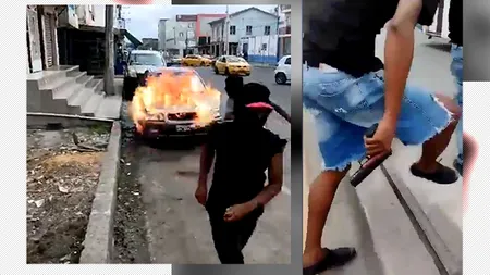 VIDEO | Haos pe străzi în Ecuador / Bărbații care au luat cu asalt un studio TV vor fi acuzați de terorism