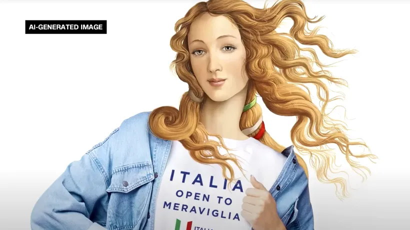 Venus a lui Botticelli influencer într-o campanie de turism a stârnit un val de critici