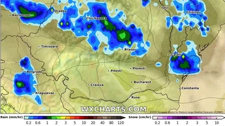 Vremea la munte în weekendul 04 – 06 iunie 2021. Precipitațiile vor fi prezente în cea mai mare parte a țării, în zonele montane aproape în fiecare zi