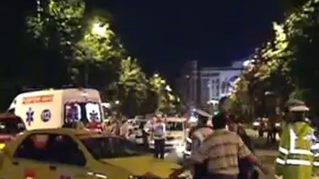 Motociclist omorât de taxi, în București