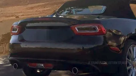 Fotografii fără camuflaj. Cum arată noul Fiat 124 Spider, inspirat de Mazda MX-5
