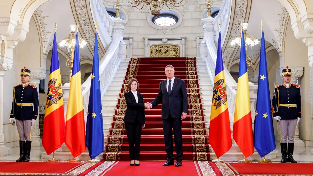 VIDEO | Maia Sandu, primită de Klaus Iohannis la Cotroceni. Sandu: „Republica Moldova trece prin provocări fără precedent”