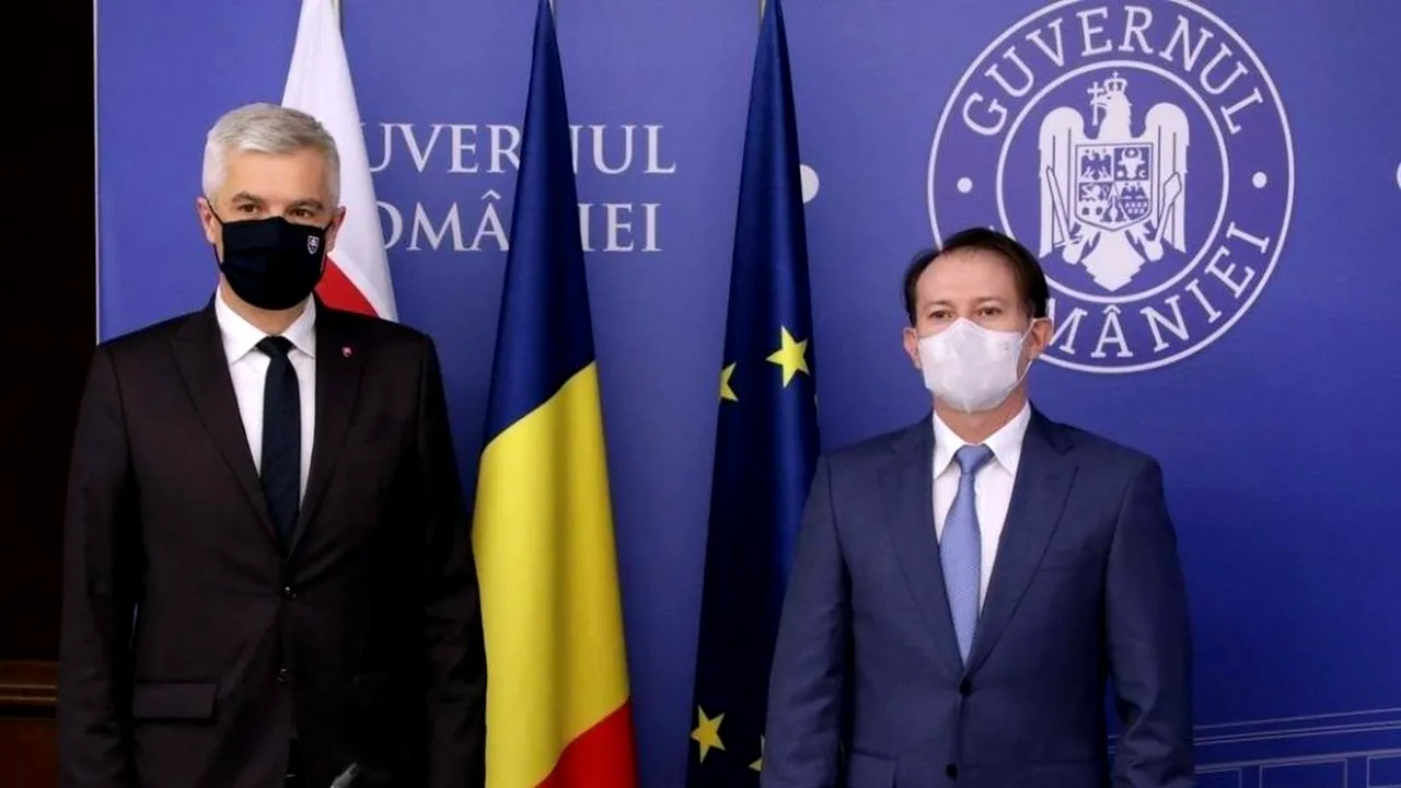 Florin Cîţu, în urma întrevederii cu ministrul slovac Ivan Korčok: „A fost un bun prilej să încurajez investițiile reciproce și schimburile economice”