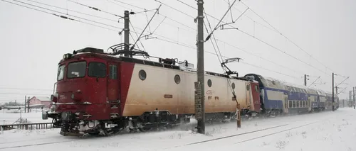 Câte trenuri au fost anulate din cauza ninsorilor și a viscolului. Anunțul oficial al CFR Călători