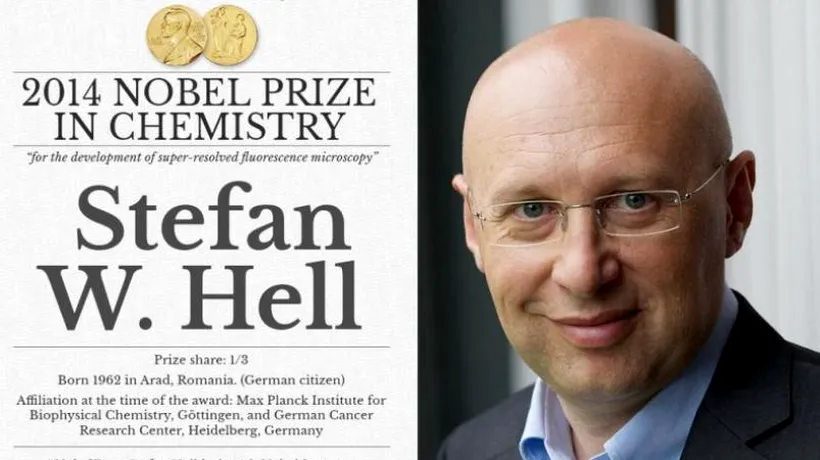 NOBEL 2014. Premiul Nobel pentru chimie, CÂȘTIGAT DE UN CERCETĂTOR DE ORIGINE ROMÂNĂ - Stefan W. Hell 
