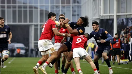 România SUFERĂ un nou eșec dur la rugby! Stejarii au pierdut semifinala cu Georgia la Tbilisi