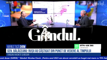 VIDEO | Gen. (R) Virgil Bălăceanu, despre războiul din Ucraina: „Rușii au un avantaj din punct de vedere al timpului”