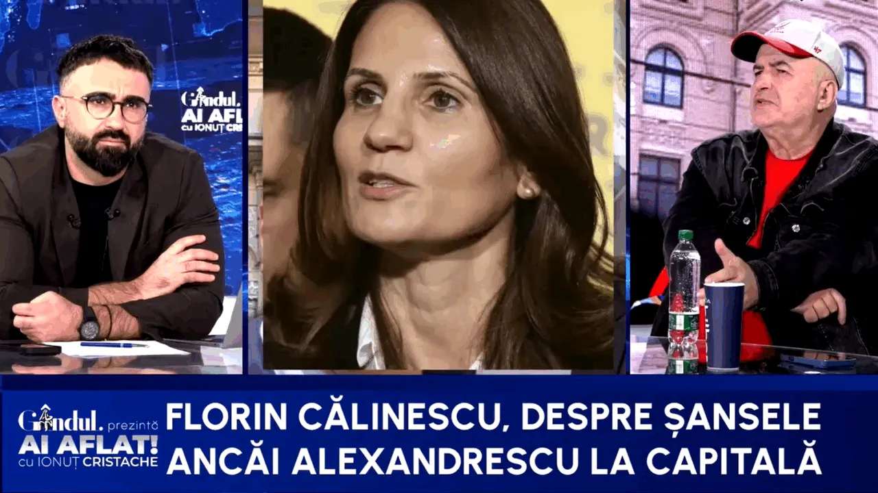 Florin Călinescu vede un competitor redutabil în Anca Alexandrescu: „Are un avantaj clar”