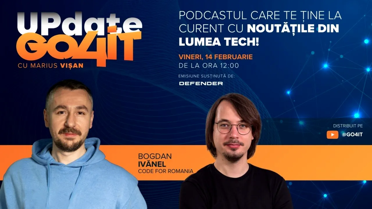 Bogdan Ivănel (Code for Romania), invitat în episodul 12 din „Update Go4it”