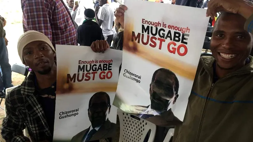 Fugit din țară, după ce armata a dat o lovitură de stat în Zimbabwe, Mugabe susține că este pregătit să moară în numele corectitudinii