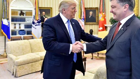 Președintele Ucrainei Petro Poroșenko a plătit 400.000 de dolari pentru a se întâlni cu Donald Trump