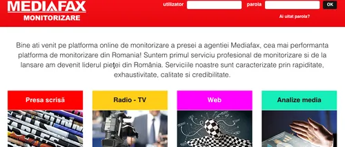 Mediafax Monitorizare lansează un nou serviciu: Grafice și statistici de acoperire media