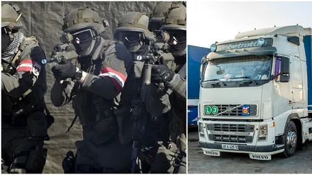 Un șofer român s-a baricadat în cabina TIR-ului, într-o parcare din Austria. A fost nevoie de intervenția trupelor speciale Cobra