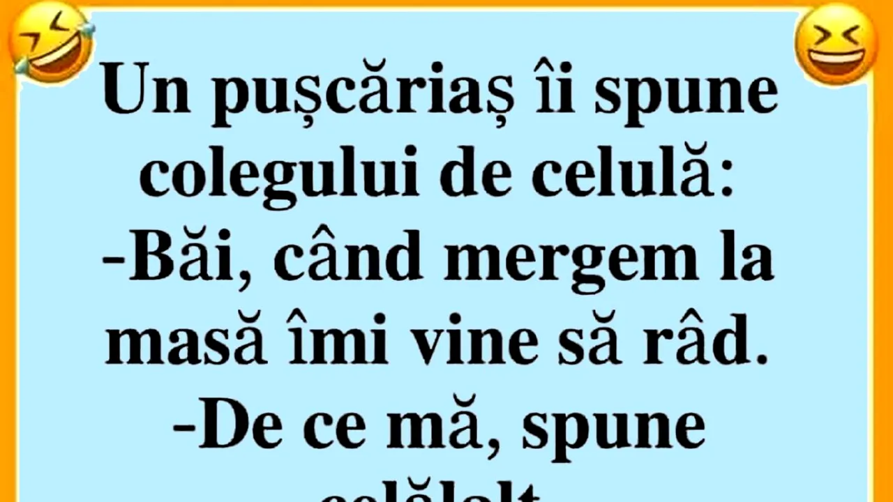BANCUL ZILEI | Discuție între doi pușcăriași
