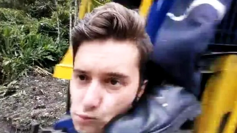 Ce a pățit acest tânăr care a vrut să-și facă un selfie în fața unui tren în mers