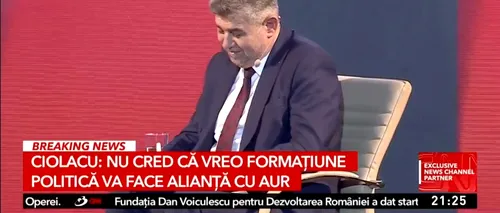 Marcel Ciolacu semnează în direct: „NU am să desemnez un prim-ministru din partea partidului AUR”