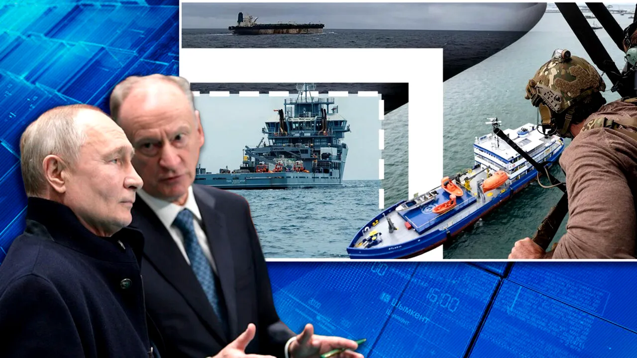 Kremlinul amenință că va trimite nave militare să însoțească „flota-fantomă” a Rusiei dacă Occidentul continuă să fie agresiv pe mare