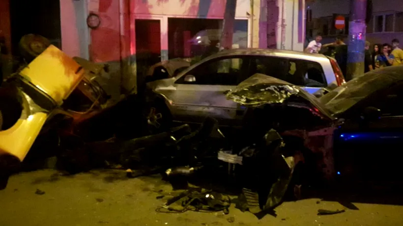 Ce au aflat polițiștii despre șoferul băut care a făcut praf cinci mașini parcate în Capitală
