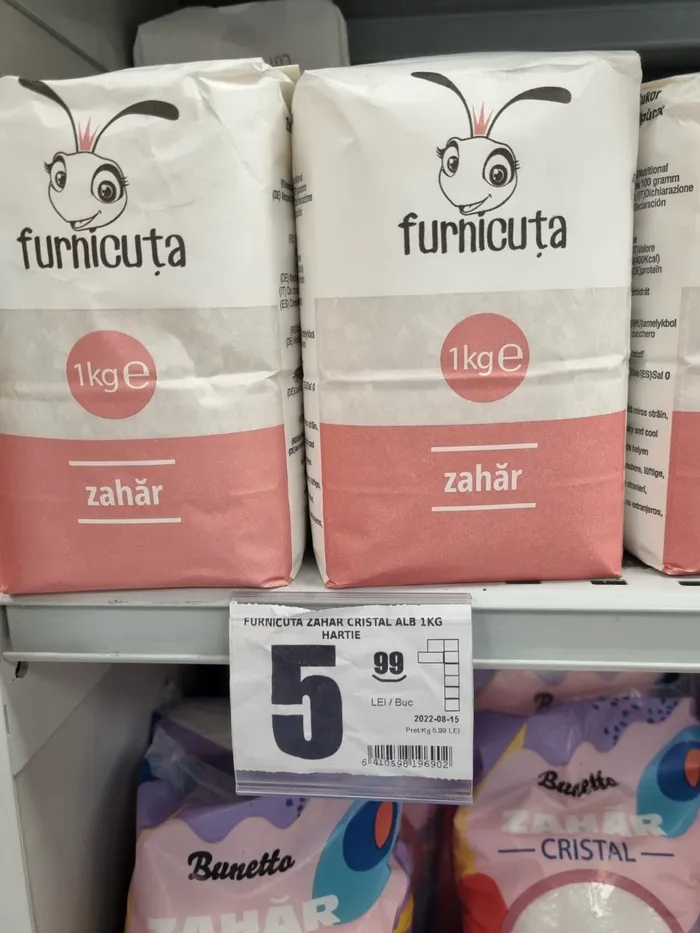 Ireal cât a ajuns să coste 1 kg de zahăr la Profi. E dublu față de luna august! / Sursa foto: Facebook Asociatia pentru Protectia Consumatorilor din Romania