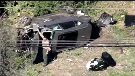 Tiger Woods a fost implicat într-un grav accident de circulație. Celebrul jucător de golf a fost spitalizat (VIDEO)