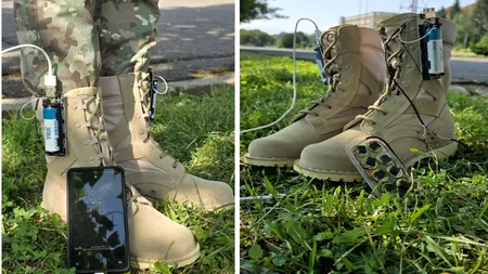 O elevă a realizat un prototip de BOCANCI tactici inteligenți care încarcă telefoane iPhone: Transformă energia mecanică în energie electrică