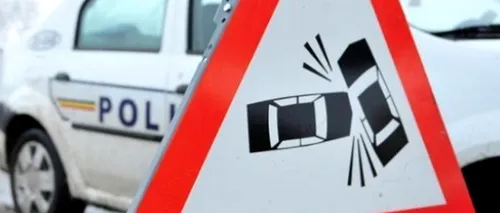 Accident în lanț în București. Un șofer în stare gravă