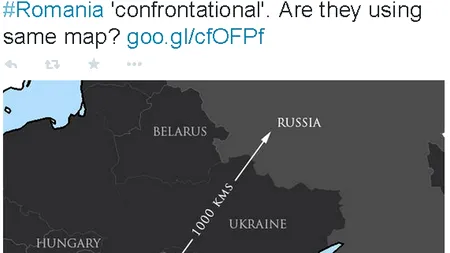 Un oficial NATO, glumă pe Twitter despre Rusia și România: ''Folosesc aceeași hartă?''