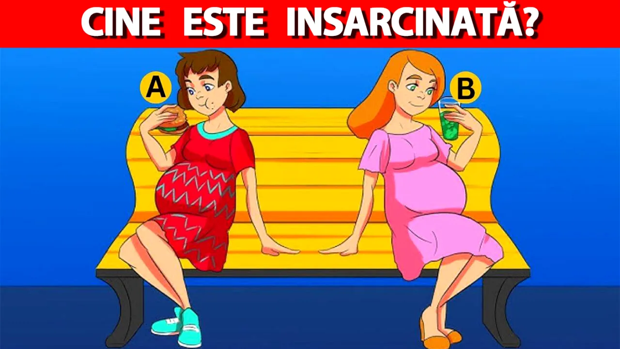 Test IQ exclusiv pentru genii | Care dintre aceste două femei este însărcinată?
