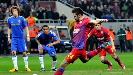 CHELSEA - STEAUA LIVE în optimile UEFA EUROPA LEAGUE 2012-2013. CHELSEA - STEAUA pleacă de la 0-1, după golul lui Raul Rusescu de pe Național Arena. VIDEO