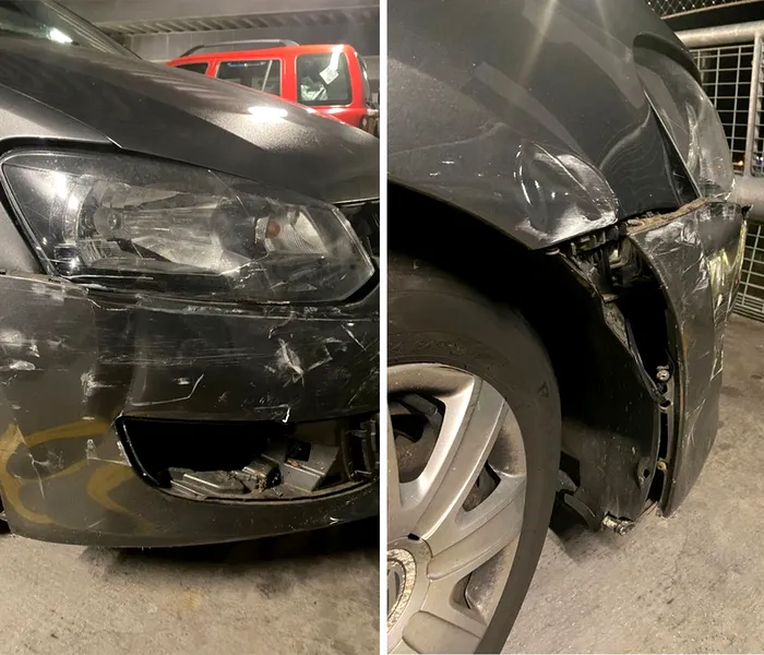 Cuplul din imagine și-a lăsat mașina în parcarea cu plată a aeroportului. Ireal cum și-au găsit mașina și câși bani au plătit, după doar 2 zile / Sursa foto: Facebook