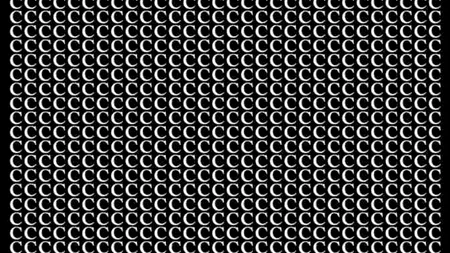 Iluzie optică virală | Doar 1 dintre 100 de oameni poate găsi litera G din această imagine, în maximum 5 secunde. Tu poți?