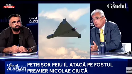 Petrișor Peiu, acuzații dure la adresa fostului șef al Armatei, Nicolae Ciucă: Am avut soluții foarte bune aici, dar nu s-a dorit