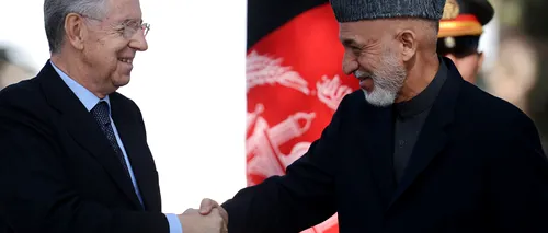 VIZITĂ-SURPRIZĂ a premierului italian Mario Monti în Afganistan