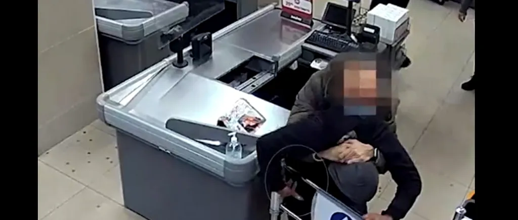 VIDEO | Jaf armat într-un supermarket, oprit de un polițist aflat în timpul liber. Imaginile au devenit virale