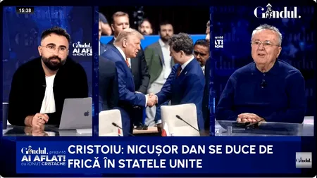 Ion Cristoiu comentează participarea lui Nicusor Dan la Consiliul lui Trump: „Merge la nivel de ultimatum”