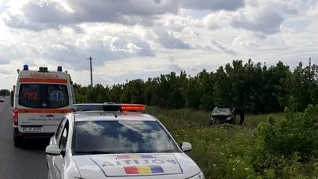 Accident teribil în Brăila. Zece adolescenți s-au răsturnat cu mașina pe care unul dintre ei, un băiat de 14 ani, a furat-o de la părinți