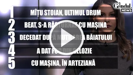 GÂNDUL NEWS. Petrică Mîțu Stoian a fost condus pe ultimul drum (VIDEO)