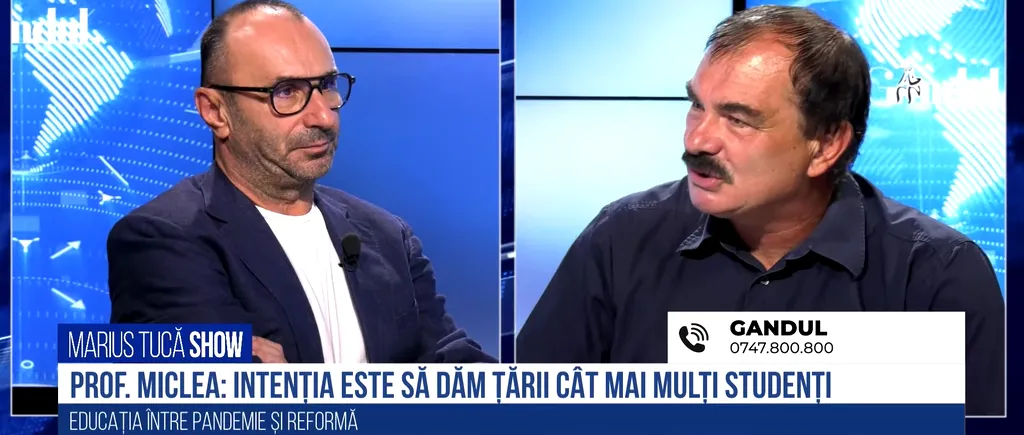 VIDEO | Prof. univ. dr. Mircea Miclea, despre introducerea studiilor superioare de scurtă durată: „Una dintre intenții este ca, pe orice căi, să aduci cât mai mulți elevi la universitate. Demografia este în cădere liberă, sunt tot mai puțini absolvenți de liceu”