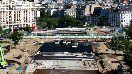 Comunicat: Aflate la un procent de peste 60%, lucrările de refacere a Planșeului Unirii intră în ultima etapă de execuție