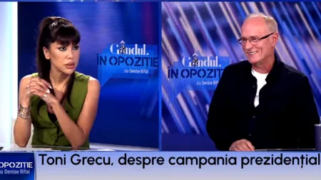 Toni Grecu, despre o posibilă DEZBATERE între candidații la președinție: „În funcție de cine va rămâne în turul doi”