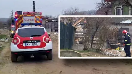 Este alertă maximă în satul unde a explodat o casă: „Este o pungă mare de gaze în zonă”