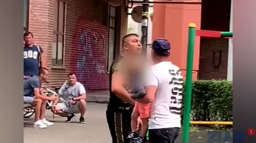 VIDEO | Un bărbat agresiv înjură și face scandal la un loc de joacă, sub ochii copiilor, în Cluj-Napoca
