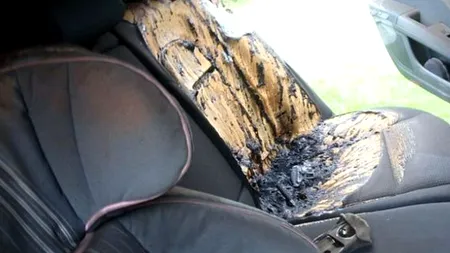 Cum arată o mașină avariată de o țigară electronică explodată. FOTO